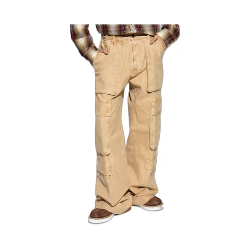 Logo Printed Cargo Trousers