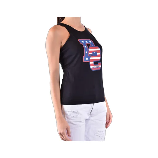 D2 Logo Printed Tank Top