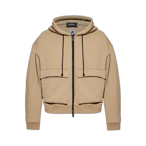 Logo Embossed Zipped Hoodie