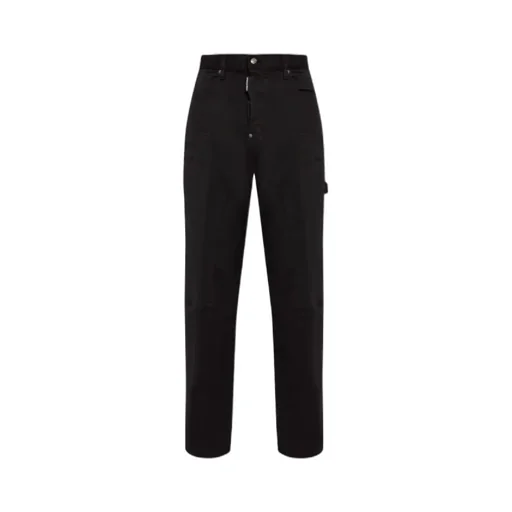 Straight-Leg Cargo Trousers