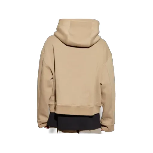 Logo Embossed Zipped Hoodie