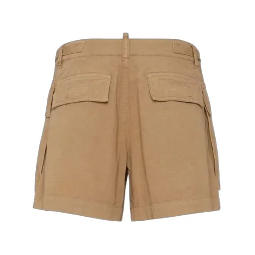 Icon-Printed Mid-Rise Cargo Shorts