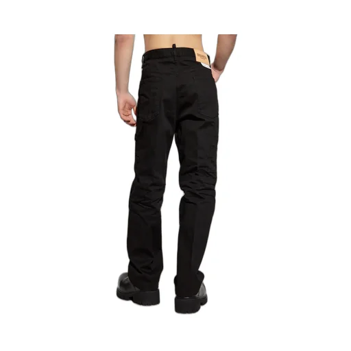 Straight-Leg Cargo Trousers