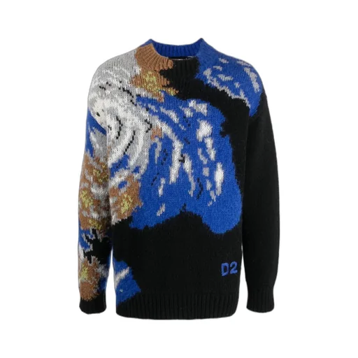 Intarsia Crew-Neck Jumper