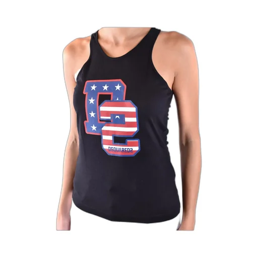 D2 Logo Printed Tank Top
