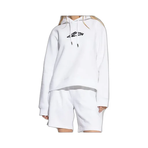D2 Logo Printed Drawstring Hoodie