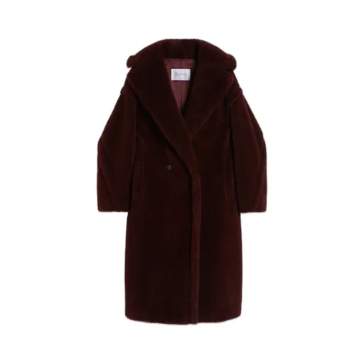 Teddy Bear Icon Coat In Alpaca And Wool