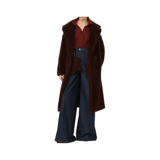 Teddy Bear Icon Coat In Alpaca And Wool