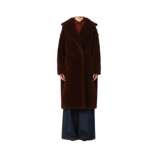 Teddy Bear Icon Coat In Alpaca And Wool