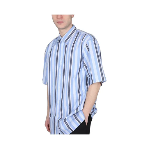 Short-Sleeved Striped Shirt