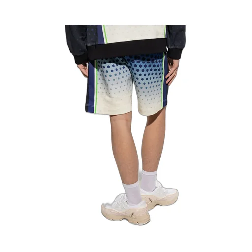 Graphic Printed Drawstring Shorts