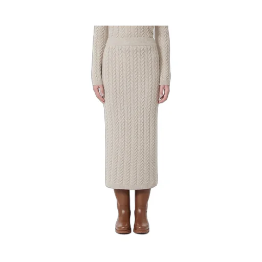 Wool And Cashmere Pencil Skirt