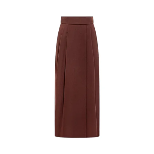 Zattera Pleated Maxi Skirt