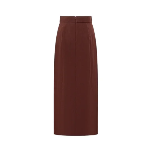 Zattera Pleated Maxi Skirt