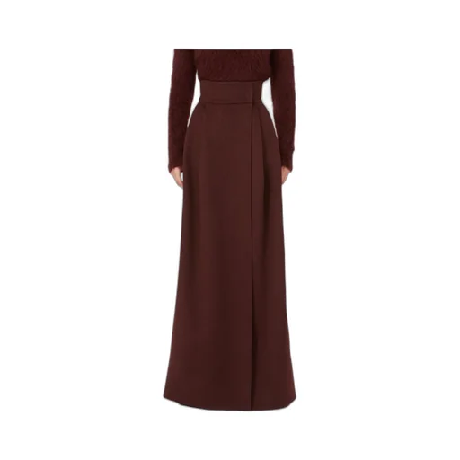 Zattera Pleated Maxi Skirt