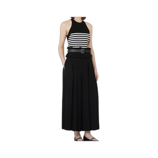 Plissé-Pleated Cady Trousers