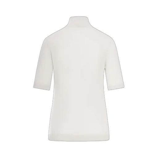 Short-Sleeved Knitted Pullover