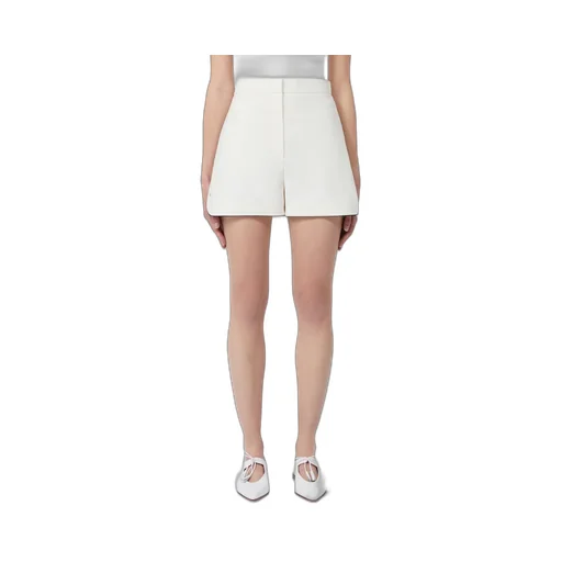 Double-Faced Cotton Canvas Shorts