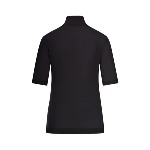 Short-Sleeved Knitted Pullover