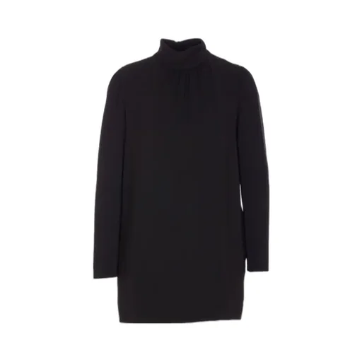 Embassy High Neck Long-Sleeved Dress
