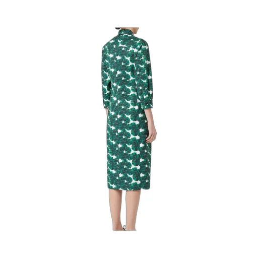 Printed Poplin Shirt Dress