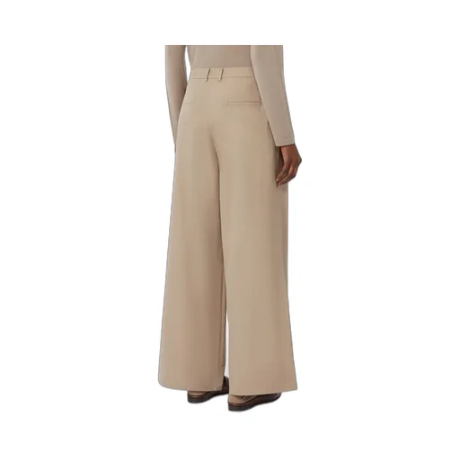 Wide-Fit Cotton Poplin Trousers