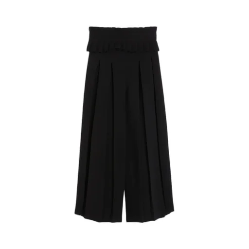 Plissé-Pleated Cady Trousers