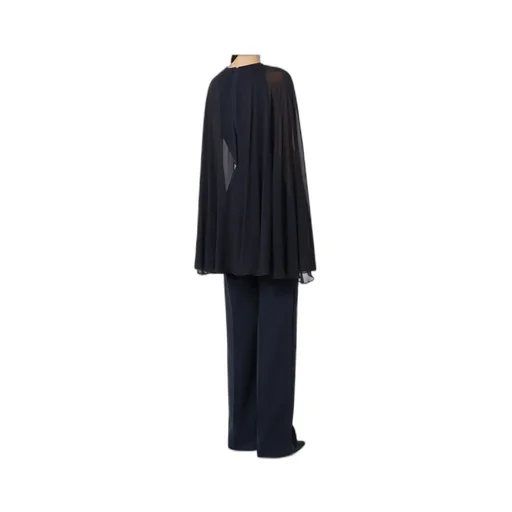 Vertice Crewneck Long-Sleeved Jumpsuit