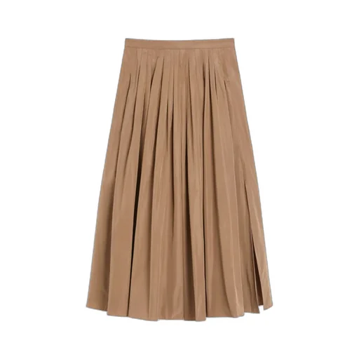 Pleated Midi Skirt