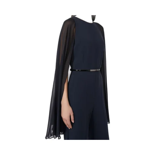Vertice Crewneck Long-Sleeved Jumpsuit