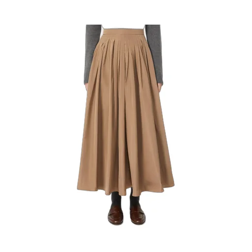 Pleated Midi Skirt