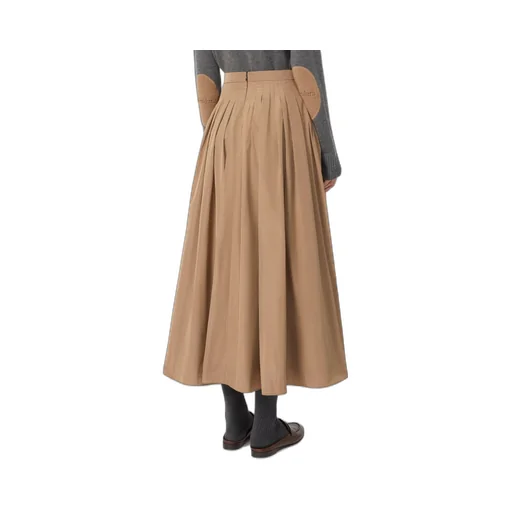 Pleated Midi Skirt