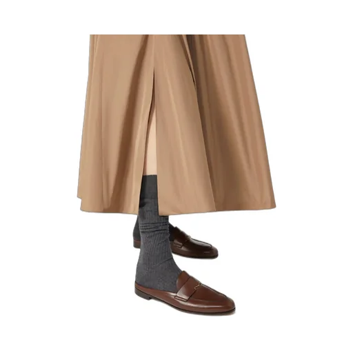 Pleated Midi Skirt