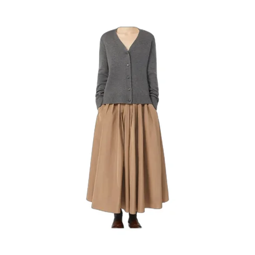 Pleated Midi Skirt