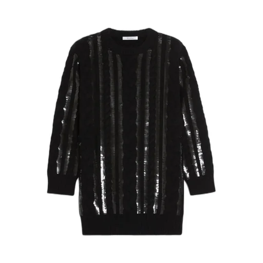 Sequinned Knit Sweater