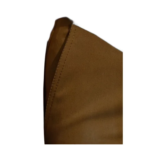 Okra Pleat Detailed Cropped Trousers