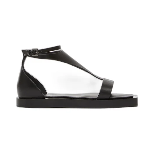 Buckle Detailed Open Toe Sandals