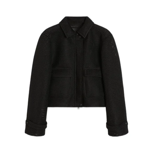 Collared Cropped Jacket