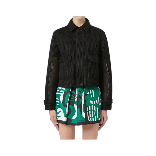 Collared Cropped Jacket