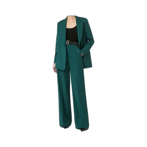 Fernet High-Waist Wide-Leg Trousers