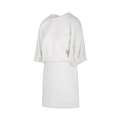 Pianoforte Rum Crewneck Bow Detailed Dress