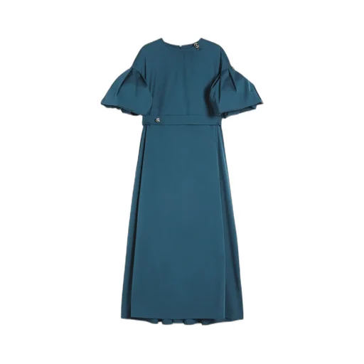 Stretch Poplin Sheath Dress