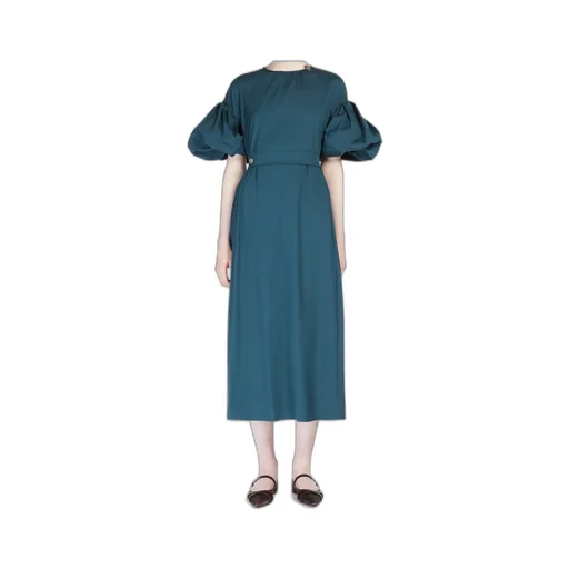 Stretch Poplin Sheath Dress