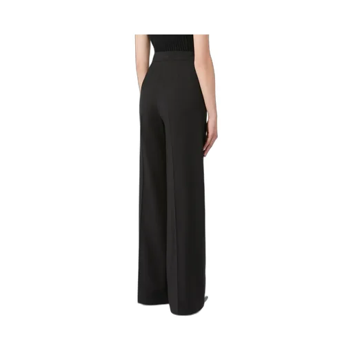 High-Waist Wide-Leg Trousers