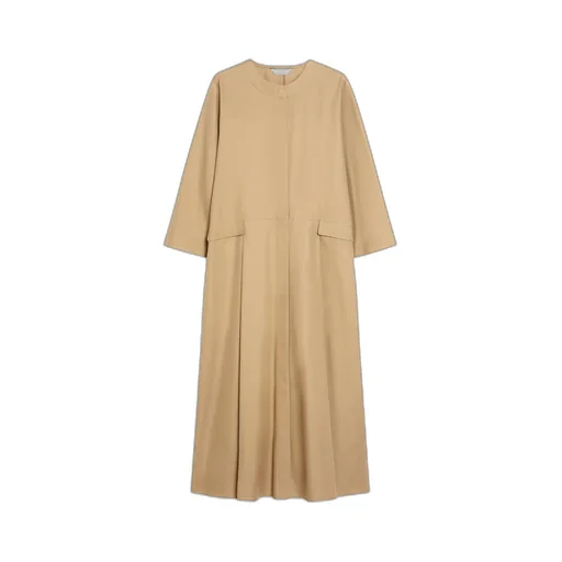 Loose Cotton Twill Dress