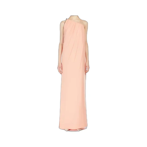 Pontida Pleated One-Shoulder Dress