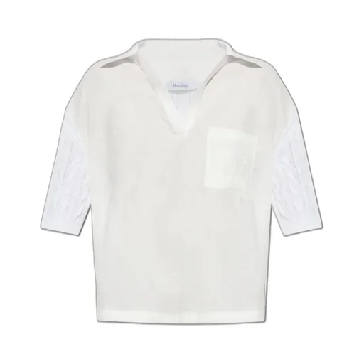 Pavidi Panelled Short-Sleeve Polo Shirt