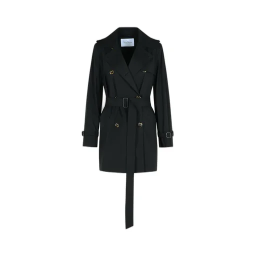 Belted Button-Up Trench Coat