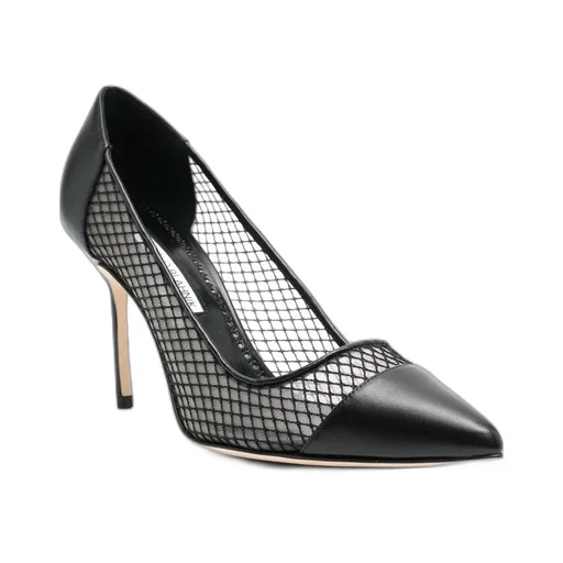 Capcour Mesh-Panelled Pumps
