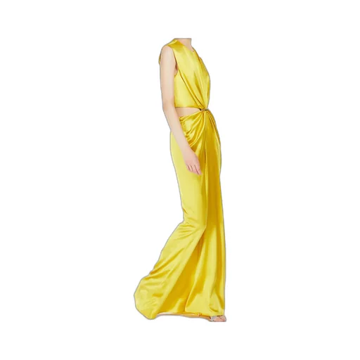 Hourglass Gathered Sleeveless Dress